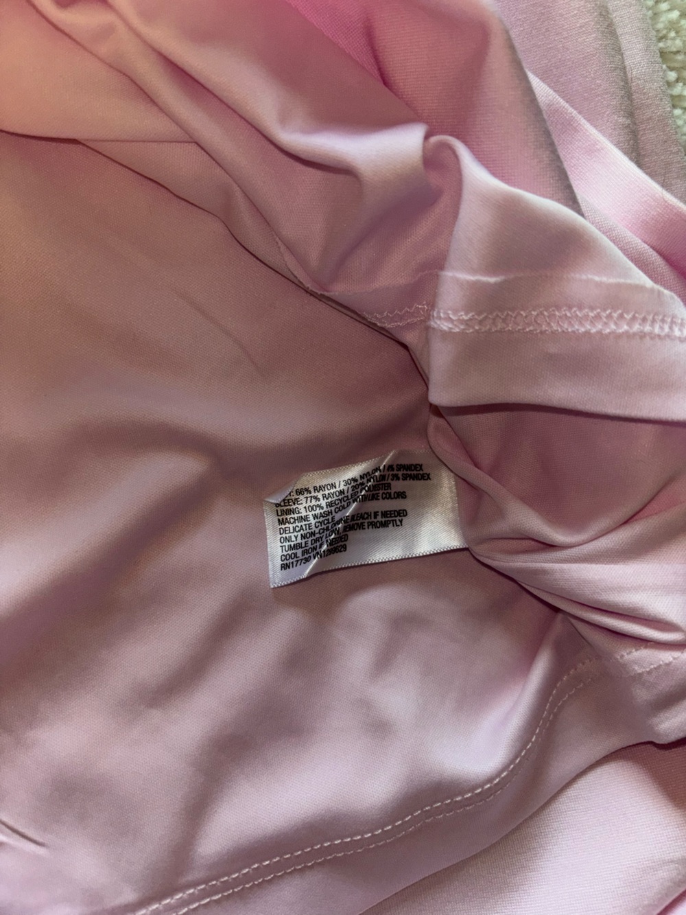Wild Fable Light Pink Off the Shoulder Bow Short Sleeve Mini A-Line Dress - Picture 4 of 8